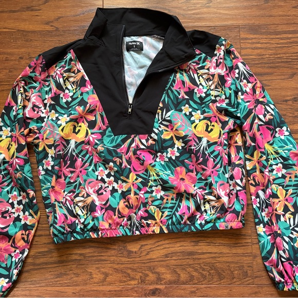 Hurley Black Floral Jacket - Picture 3 of 5